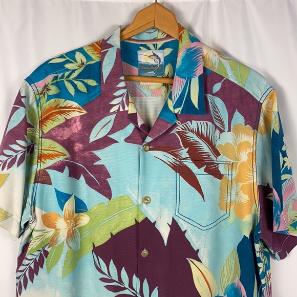Tommy Bahama Other - Tommy Bahama 100% Silk Hawaiian Shirt XL